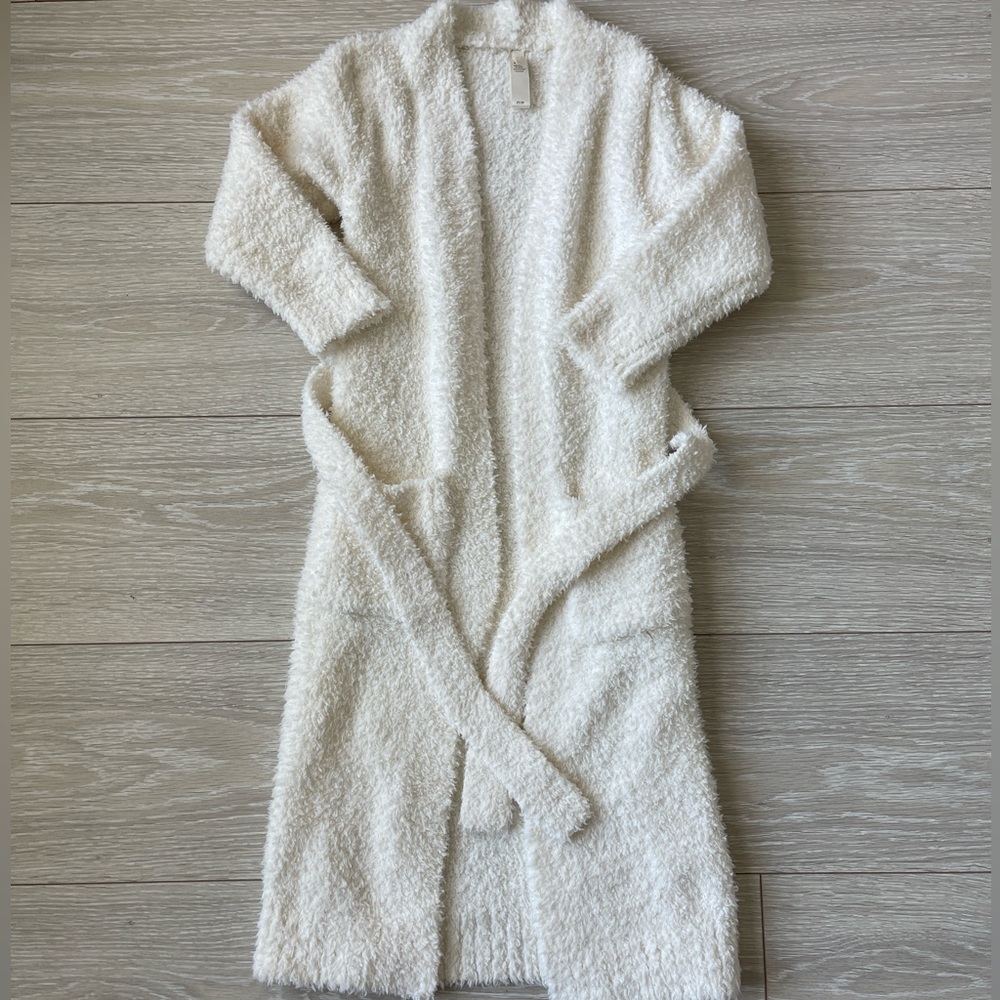 Skims Kids Cozy Knit Robe -Bone